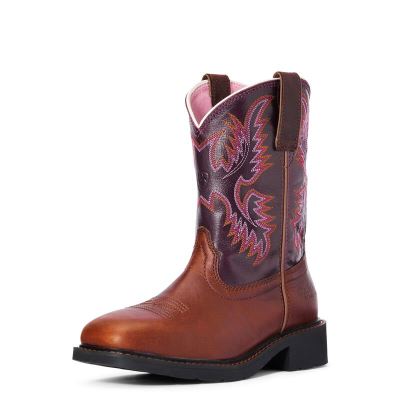 Ariat Krista Steel Toe Koyu Kahverengi Iş Ayakkabıları Bayan (40116-307)